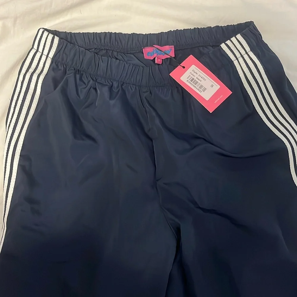 Edikted Remy Bow Ribbon Track Pants - Picture 2 of 3